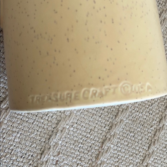 Speckled Pottery Pitcher style Vase with Handle - Picture 9 of 14